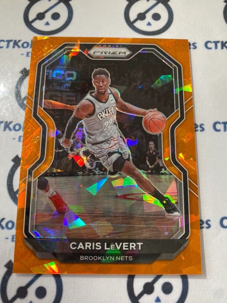 2020-21 NBA Prizm Caris LeVert Orange Ice Prizm #162 Nets