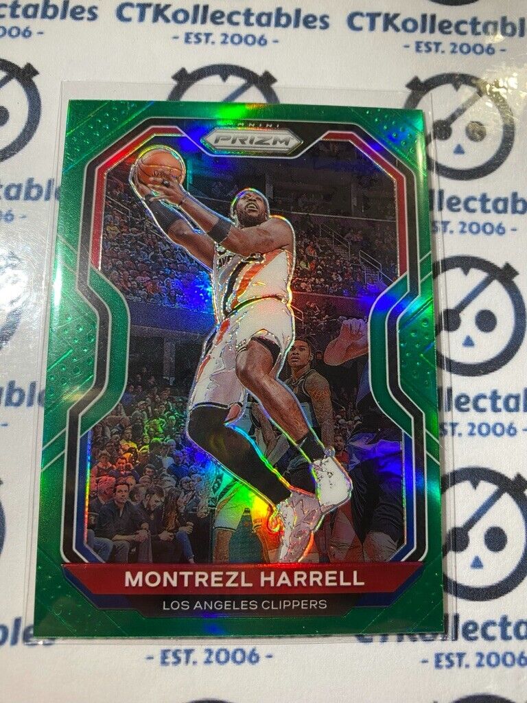 2020-21 Panini NBA Prizm Montrezl Harrell Green Prizm #99 Clippers