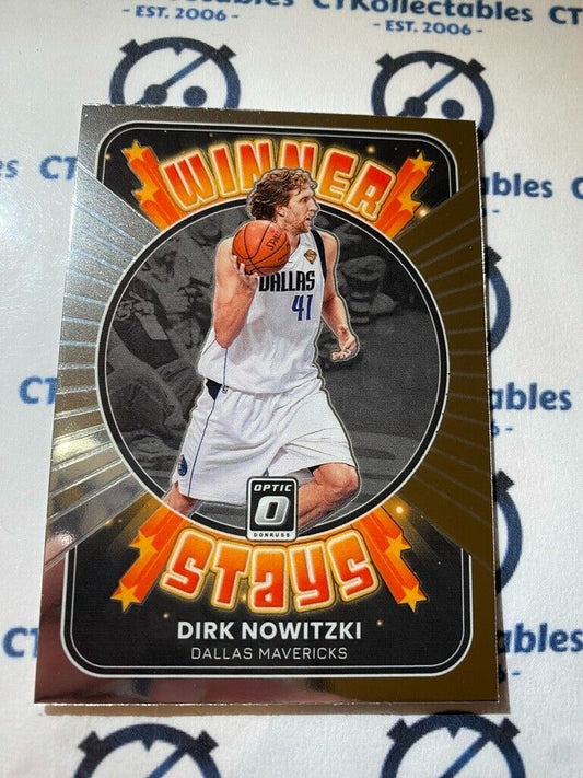 2021-22 NBA Optic Dirk Nowitzki Winner Stays #20 Mavericks