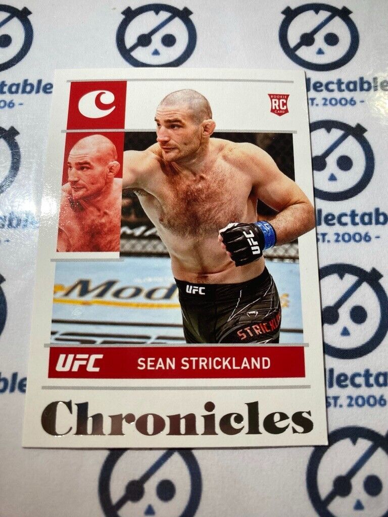 2022 UFC Panini Chronicles Base #76 Sean Strickland RC