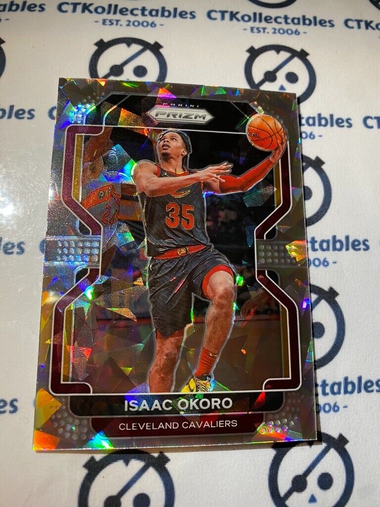 2021-22 NBA Prizm Isaac Okoro Silver Ice Prizm #212 Cavs