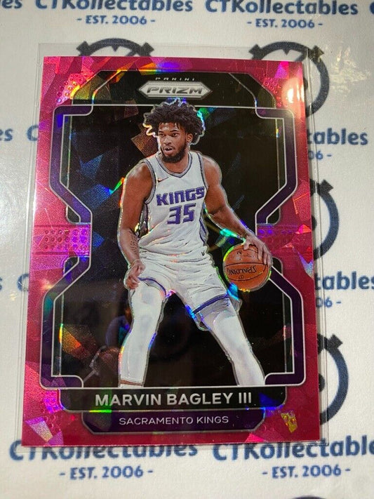 2021-22 Panini NBA Prizm Marvin Bagley III Pink Ice Prizm #136 Kings