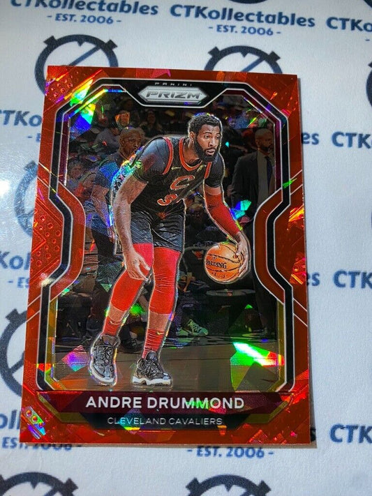 2020-21 NBA Prizm Andre Drummond Red Ice Prizm #222 Cavs