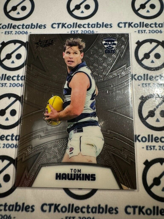 2024 AFL Footy Stars Luminous Thunderbolt Tom Hawkins #052/299 Cats