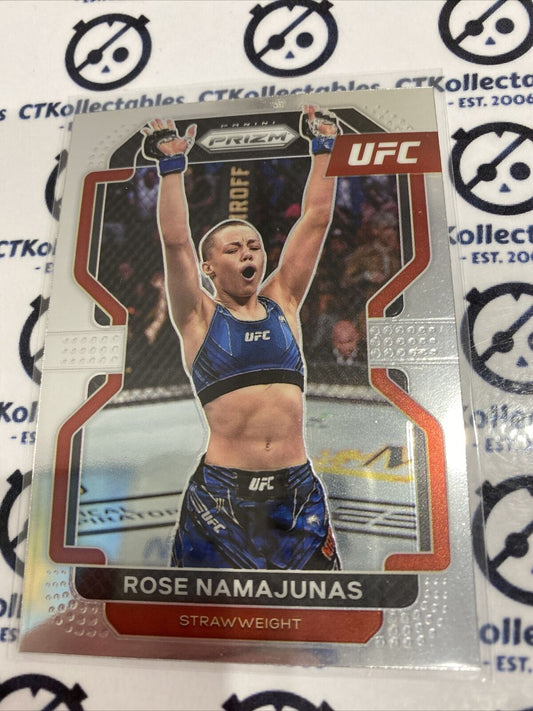 2022 UFC Panini Prizm Base #142 Rose Namajunas