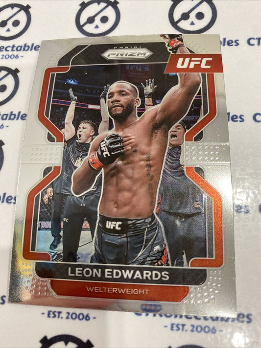 2022 UFC Panini Prizm Base #108 Leon Edwards