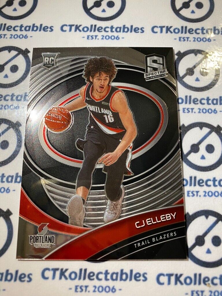 2020-21 NBA Spectra CJ Elleby rookie card RC #125 Portland