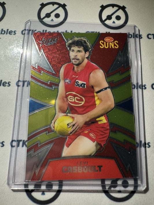 2024 AFL Footy Stars Thunderbolt LT182 Levi Casboult #071/599 Suns