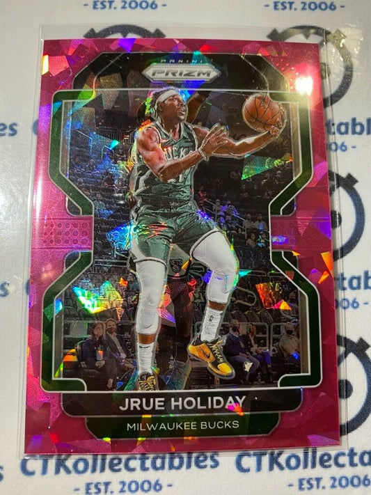 2021-22 Panini NBA Prizm Jrue Holiday Pink Ice Prizm #8 Bucks