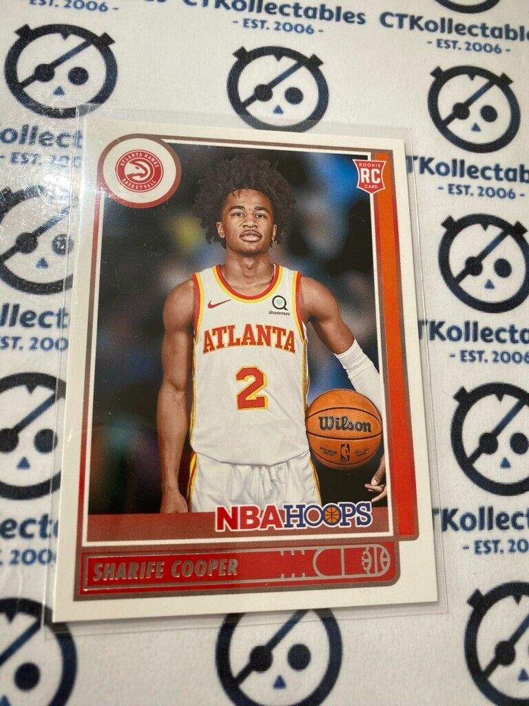 2021-22 NBA Hoops Sharife Cooper rookie card RC #249 Hawks