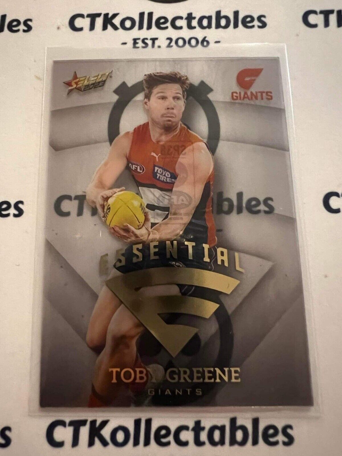 2023 AFL Footy Stars Acetate Essential SP38 Toby Greene