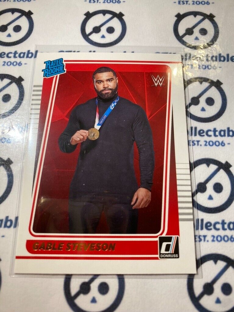 2022 WWE Panini Chronicles Donruss Rated Rookie Gable Stevenson #120 RC Bronze