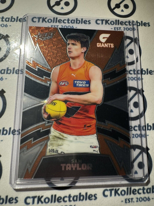 2024 AFL Footy Stars Thunderbolt LT174 Sam Taylor #113/599 GWS