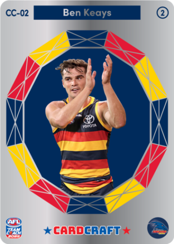 2023 AFL Teamcoach Ben Keays Cardcraft #2 Cheering Crows