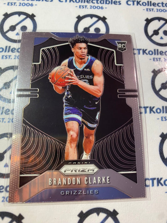 2019-20 Panini NBA Prizm Brandon Clarke Rookie Card RC #266 Memphis