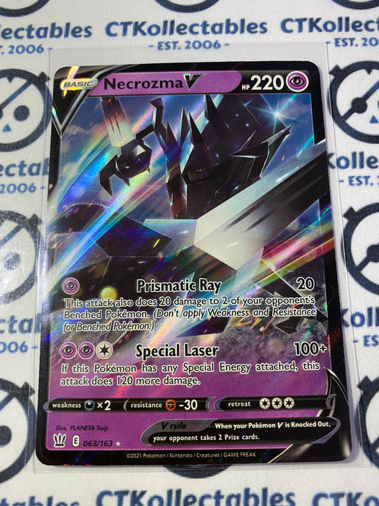 Necrozma V 063/163 Ultra Rare Battle Styles Pokemon Card