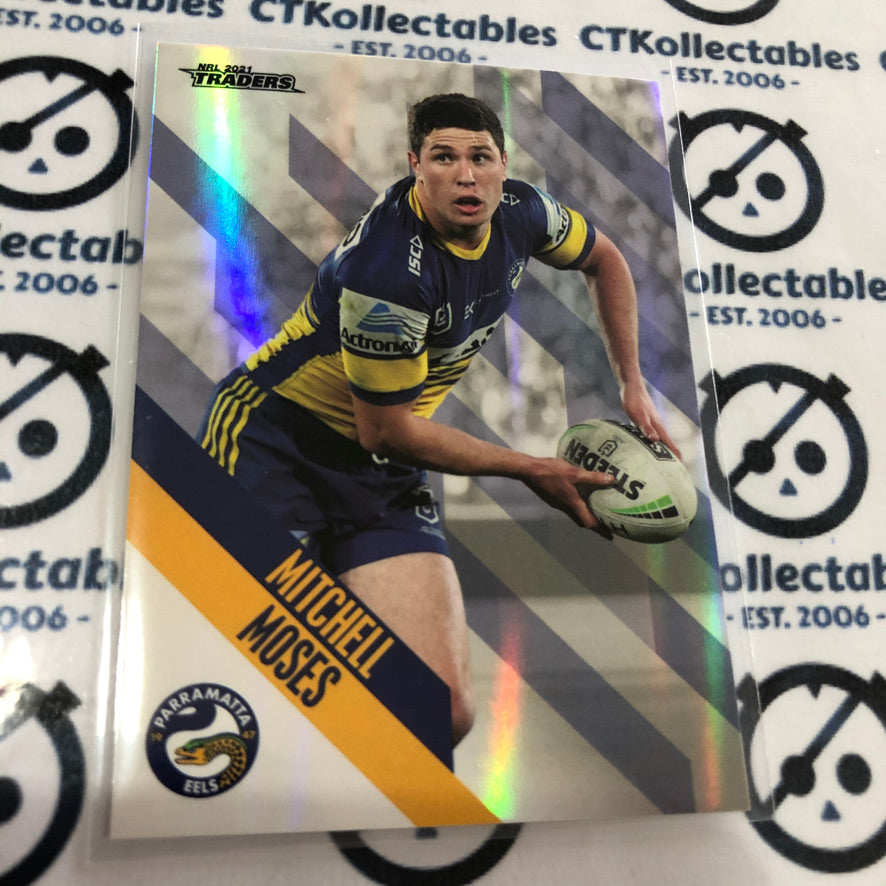 2021 NRL Traders Pearl Special Parallel PS098 Mitchell Moses