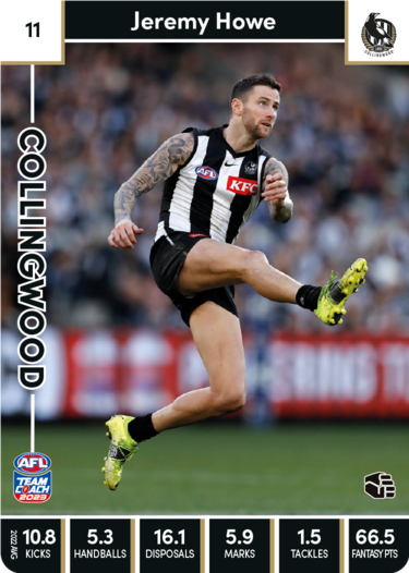 2023 AFL Teamcoach Base Card-#11 Jeremy Howe Magpies