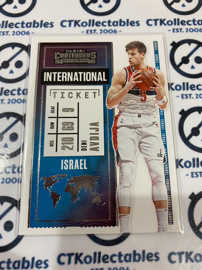 2020-21 NBA Contenders International Ticket Deni Avdija #15