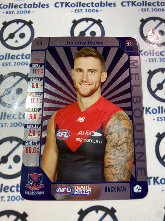 2015 AFL Teamcoach Silver #33 Jeremy Howe Demons