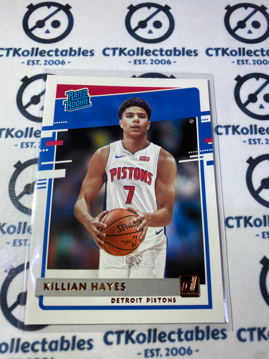 2020-21 NBA Donruss Rated Rookie Killian Hayes #204 Pistons