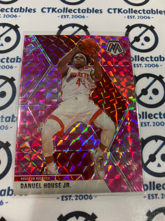 2019-20 Panini Mosaic Danuel House Jr. Pink Prizm #154 Rockets