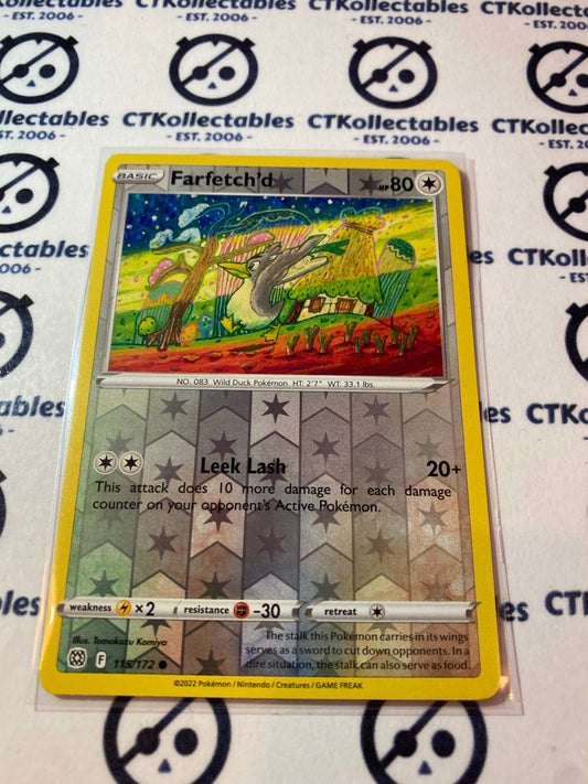 Farfetch'd #115/172 Reverse Holo Pokémon Card Brilliant Stars