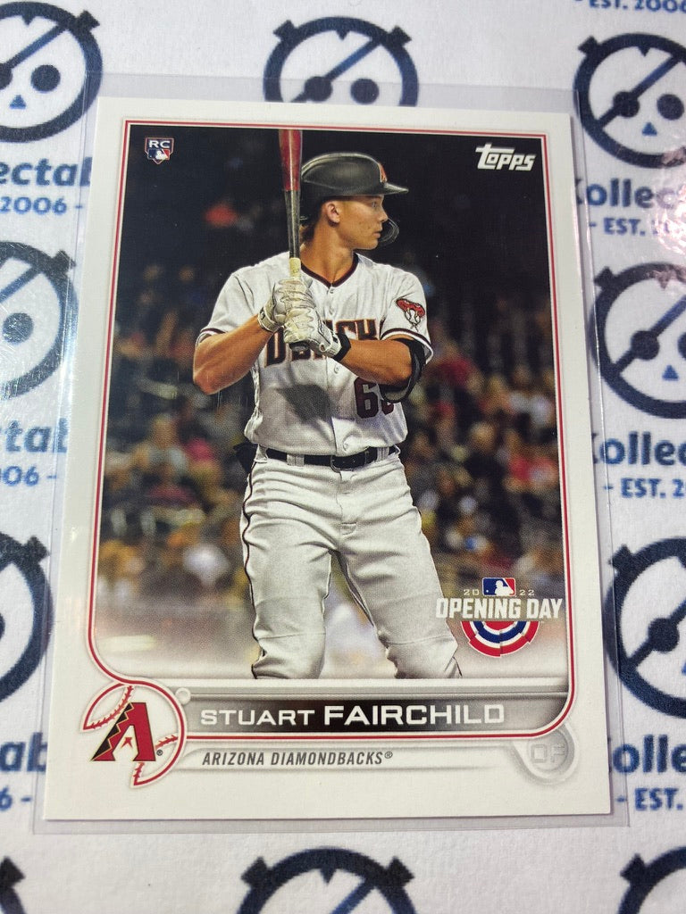 2022 Topps Opening Day Baseball Stuart Fairchild Rookie card RC #125 Diamondbacks