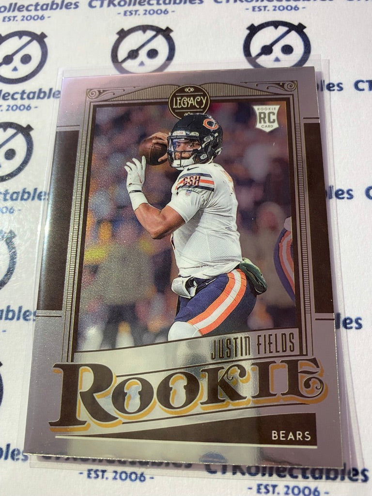 2021 NFL Chronicles Legacy Update Justin Fields Rookie Card RC #216 Bears