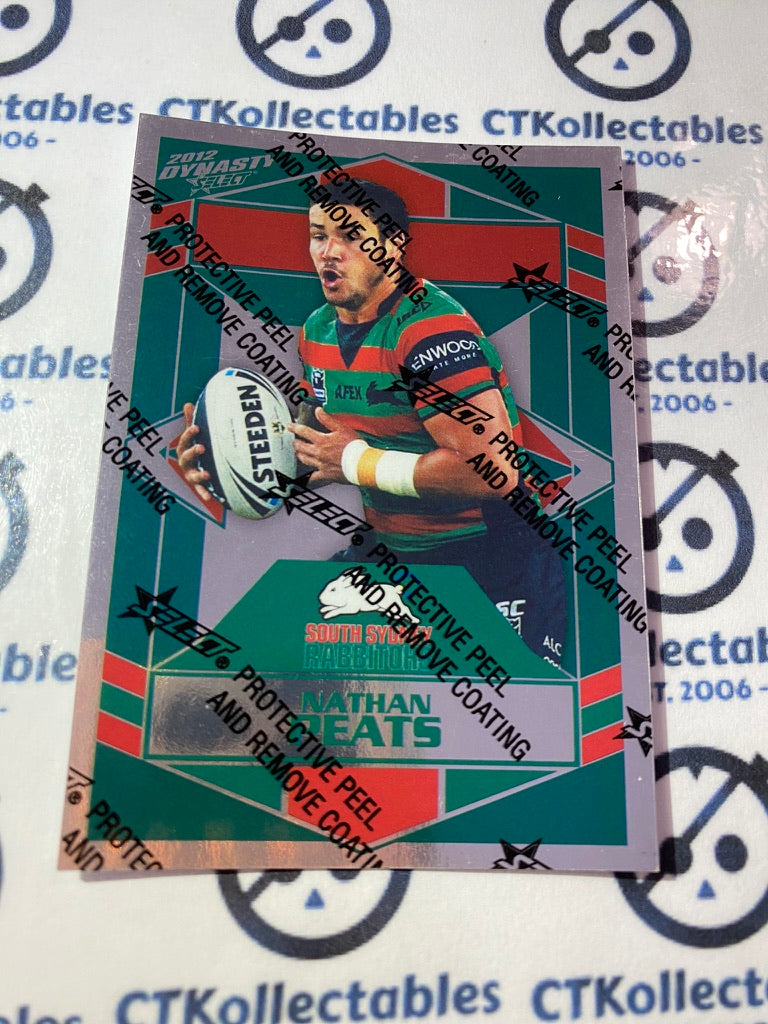 2012 NRL Select Dynasty Silver Parallel #SP158 Nathan Peats Rabbitohs