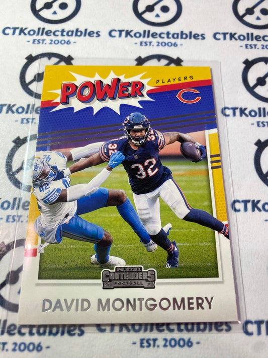 2021 NFL Panini Contenders Davie Montgomery Power Players #PP-DMO Bears