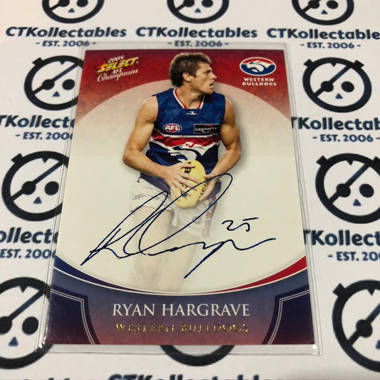 Ryan Hargrave Blue Foil Signature FS93 2008 AFL Champions