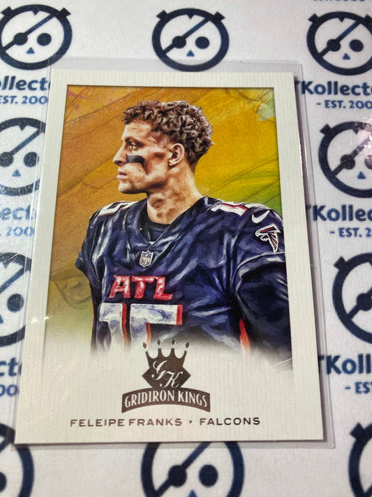 2021 NFL Chronicles Gridiron Kings Feleipe Franks Rookie Card #GK-11 Falcons
