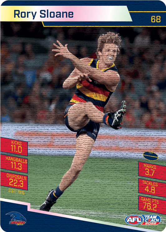 2022 AFL Teamcoach Canvas #68 Rory Sloane Crows