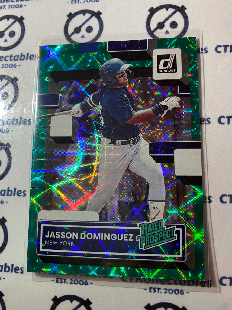 2022 Panini Donruss Baseball Jasson Dominguez Rated Prospect #25/25 New York