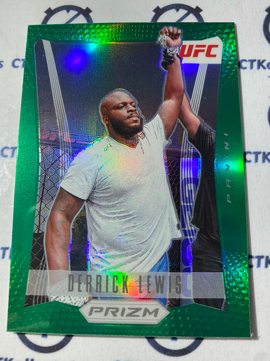 2022 UFC Panini Prizm Drrieck Lewis Green Prizm #6 Throwback