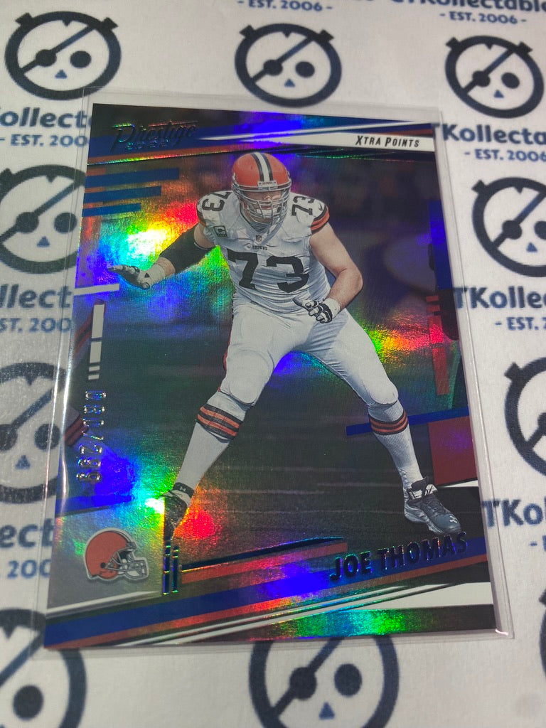 2022 NFL Panini Prestige Joe Thomas Xtra Points #080/299 Blue #75 Browns