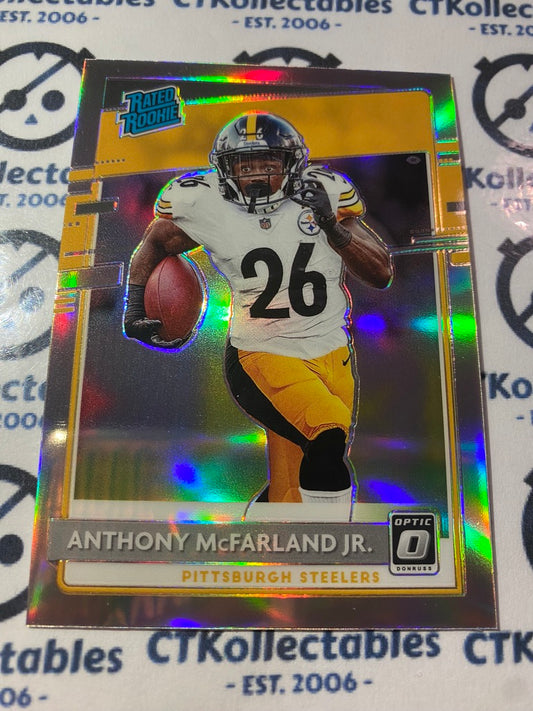 2020 NFL Donruss  Anthony Mcfarland Jr. Rated Rookie Optic #P-341 Steelers