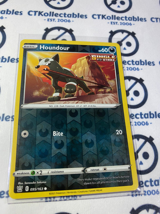 Houndour #095/163 Reverse Holo Pokémon Card Battle Styles