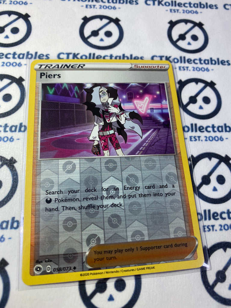 Piers #058/073 Reverse Holo Pokémon Card Champions Path