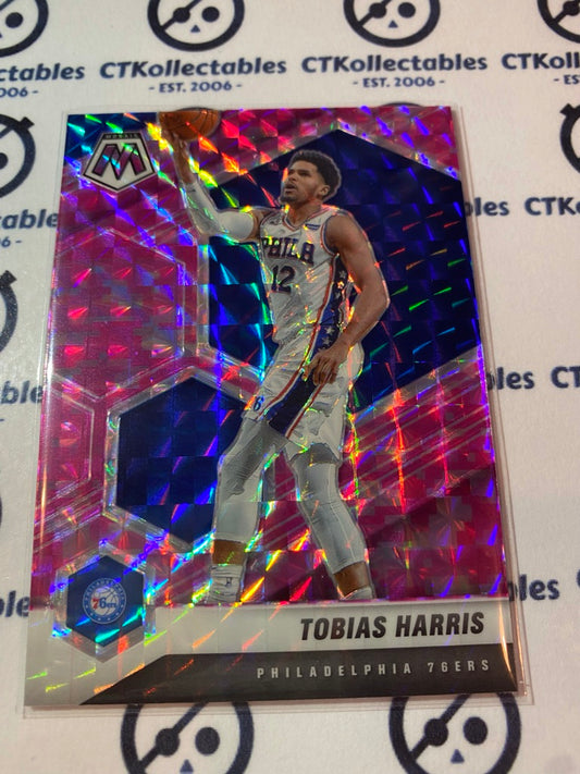 2020-21 NBA Mosaic Pink Prizm Tobias Harris #159 76ers