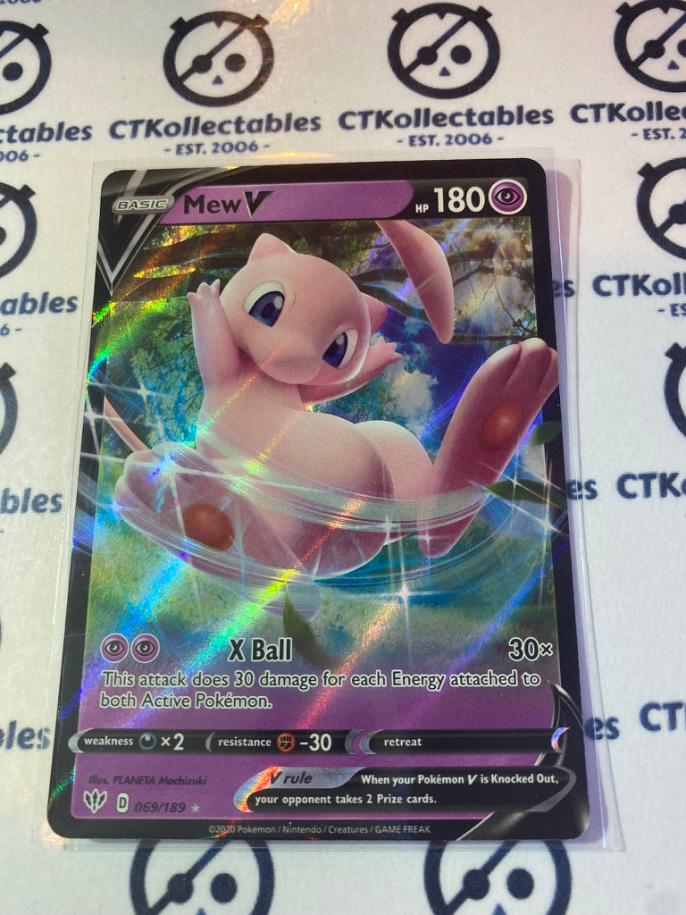 Mew V #069/189 Ultra Rare Pokémon Card Darkness Ablaze – CTKollectables