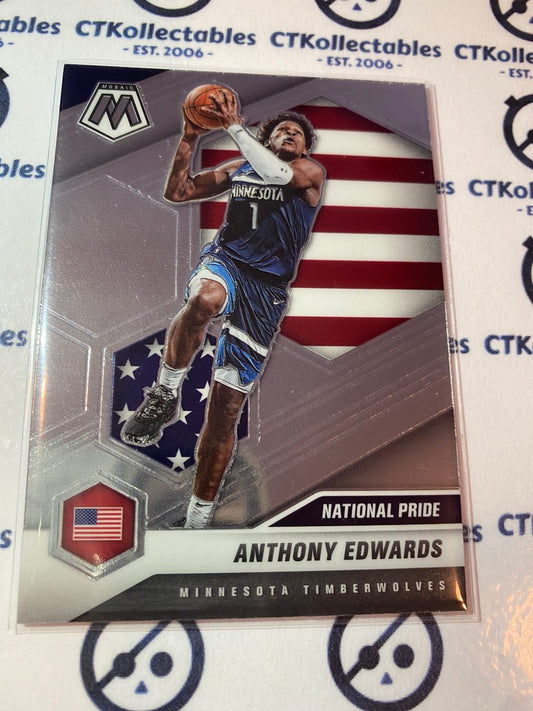 2020-21 NBA Mosaic National Pride Anthony Edwards RC #252