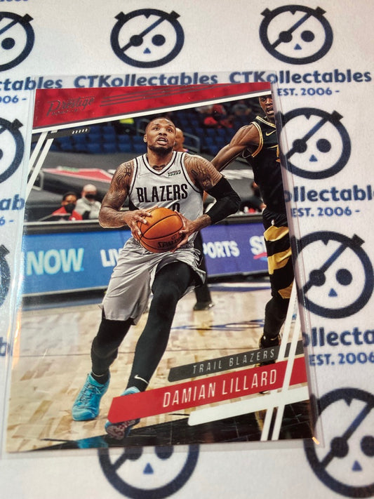 2020-21 NBA Panini Chronicles Prestige Damien Lillard #65 Portland