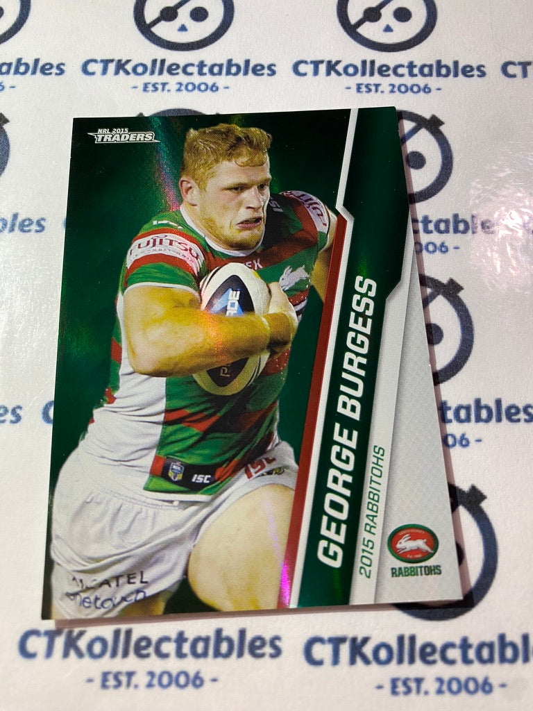 2015 NRL Traders Silver Parallel #P100 George Burgess Rabbitohs