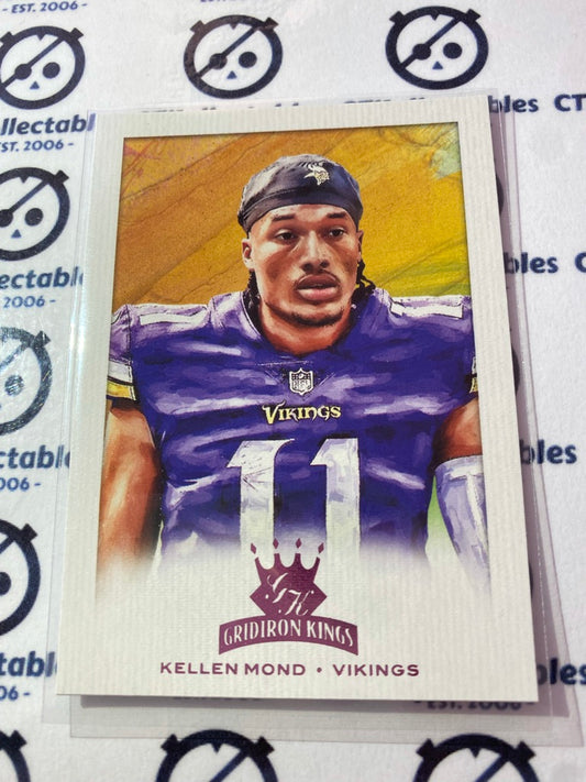 2021 NFL Chronicles Gridiron Kings Kellen Mond Pink Rookie Card #GK-6 Vikings