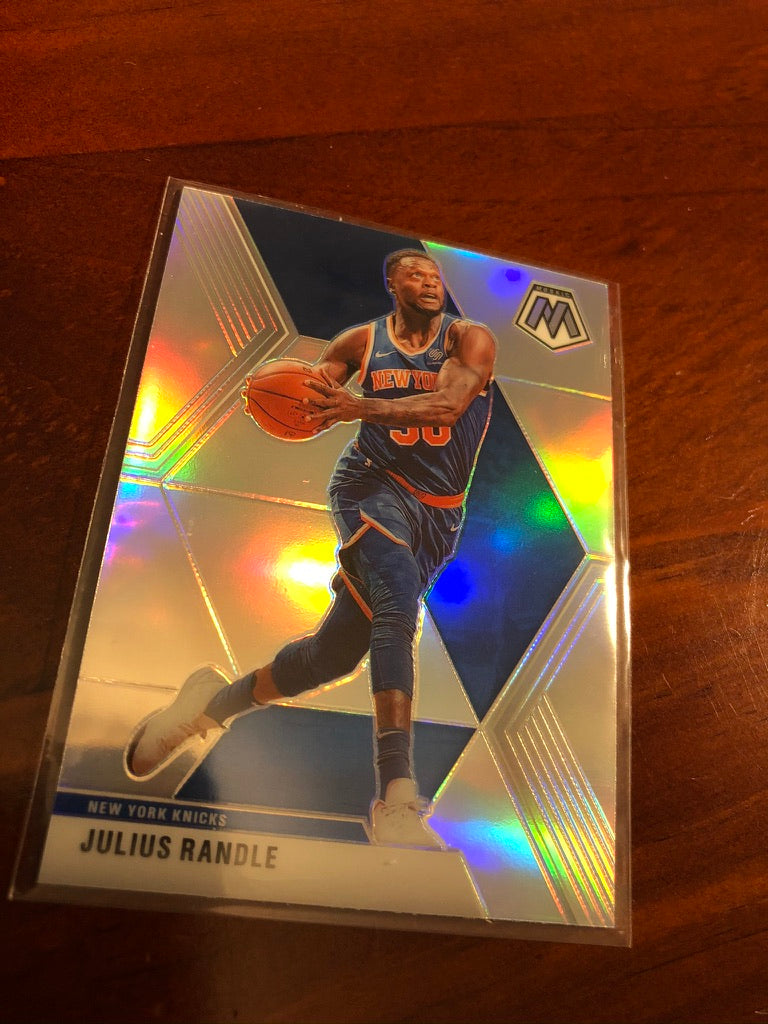 Julius Randle silver prizm #81 2019-20 NBA Mosaic