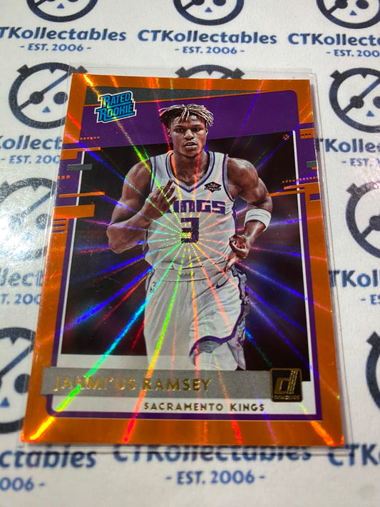 2020-21 NBA Donruss Orange Laser Jahmi'us Ramsey Rated Rookie #247 Kings