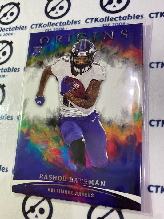 2021 NFL Origins Rashod Batman rookie RC #115 RC Ravens