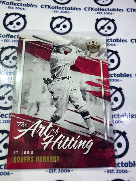 2022 Panini Diamond Kings Baseball Rogers Hornsby The Art Of Hitting #AH-6 St. Louis